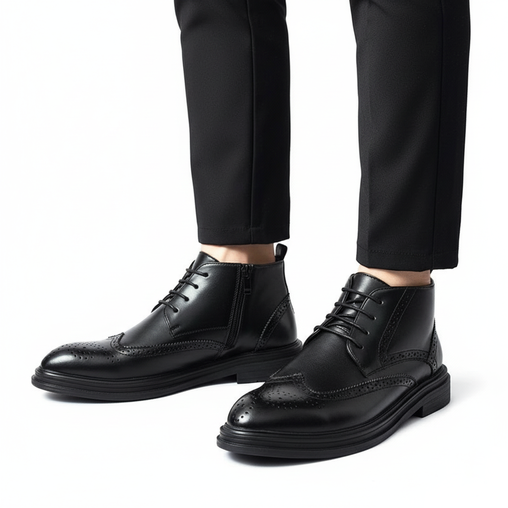 Scarpa Uomo con Rialzo Ergonomica e Confortevole