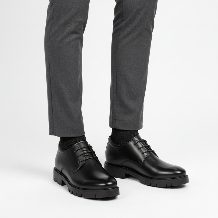 Scarpa Uomo Elegante Rialzo Interno Comfort