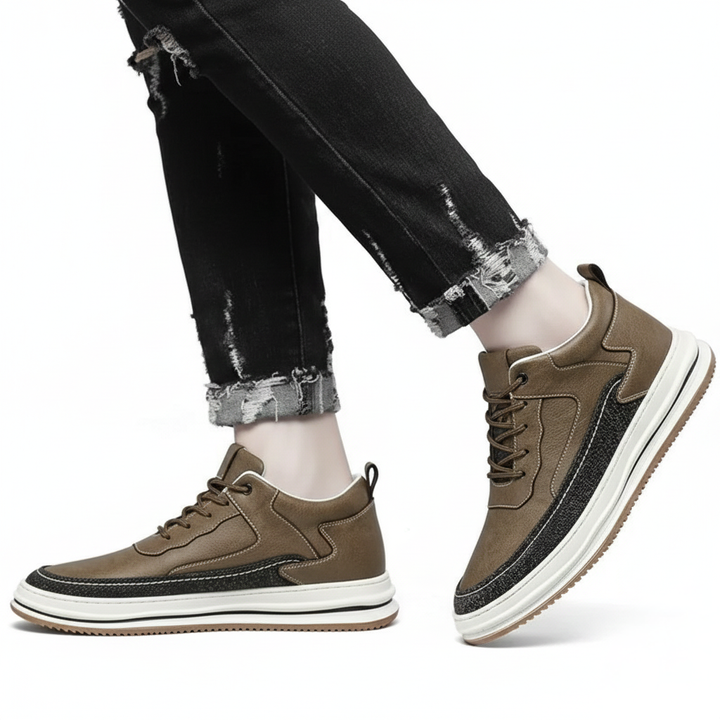 Sneaker Uomo con Rialzo Interno Comfort Stile Italiano