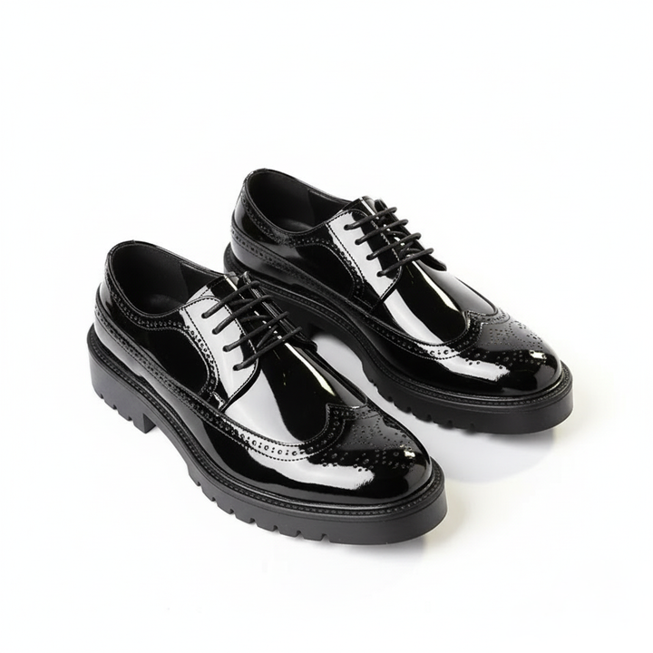 Scarpa Uomo con Rialzo Comfort Prolungato Classica