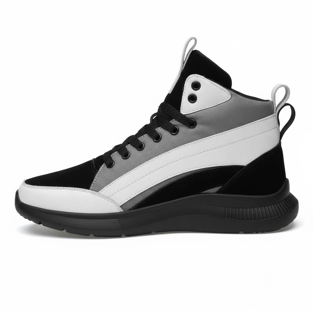 Sneaker Uomo con Rialzo Design Italiano Elegante