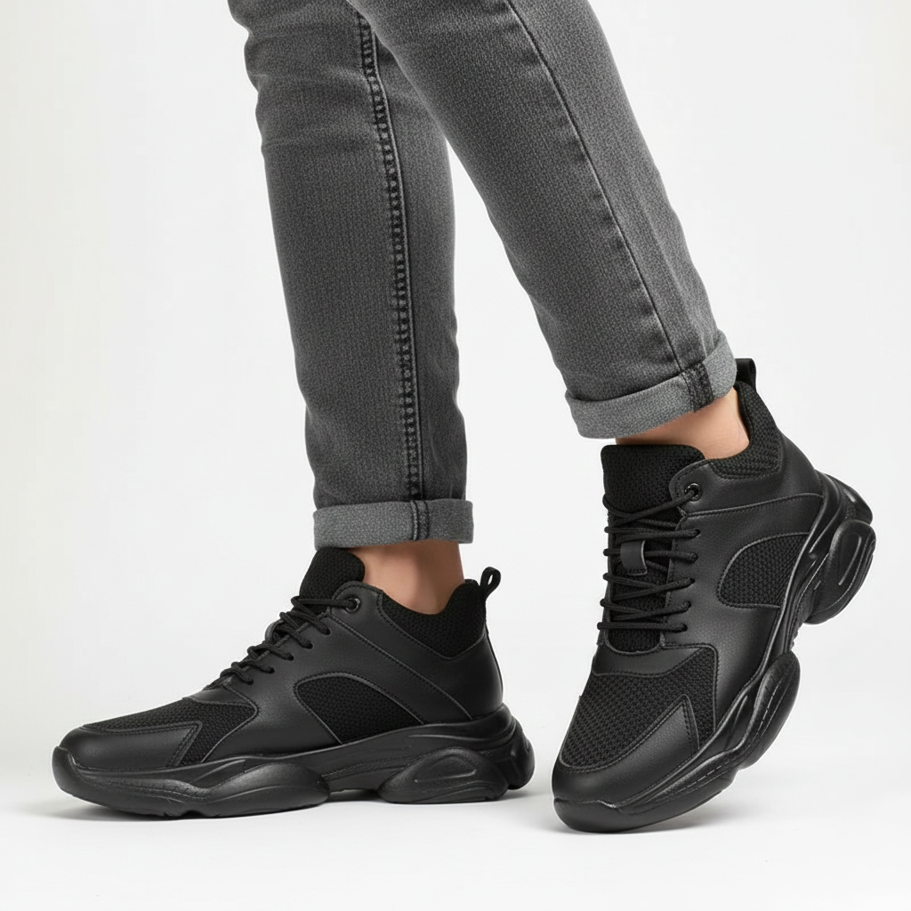 Scarpa Uomo con Rialzo Interno Comfort Quotidiano