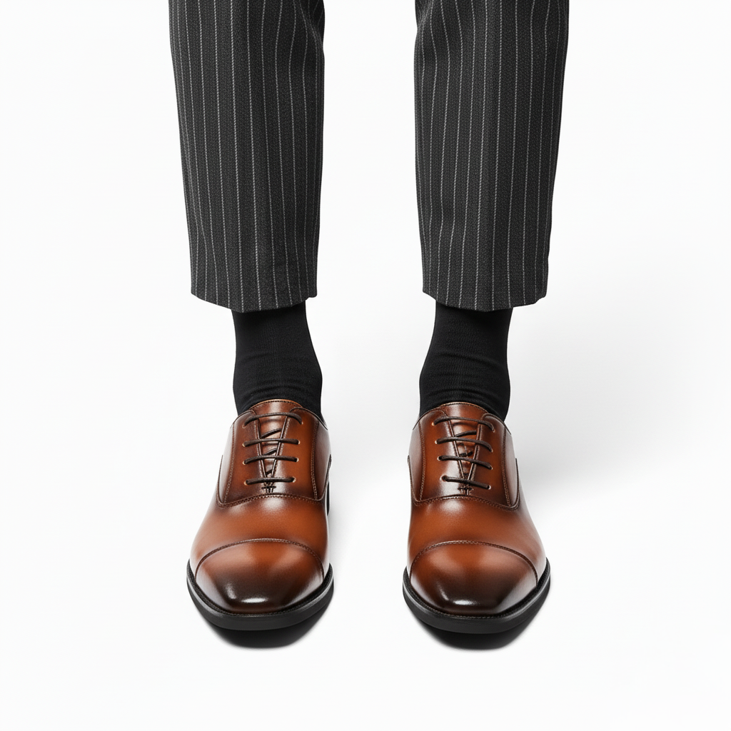 Scarpa Uomo con Rialzo Design Italiano Elegante