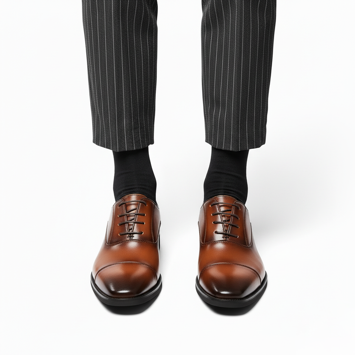 Scarpa Uomo con Rialzo Design Italiano Elegante
