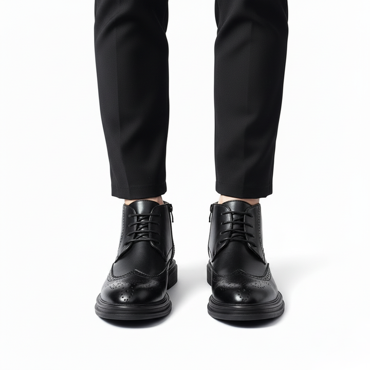 Scarpa Uomo con Rialzo Ergonomica e Confortevole