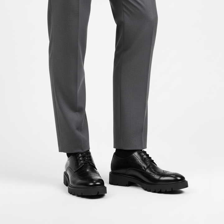 Scarpa con Rialzo Invisibile Vestibilità Ergonomica Uomo