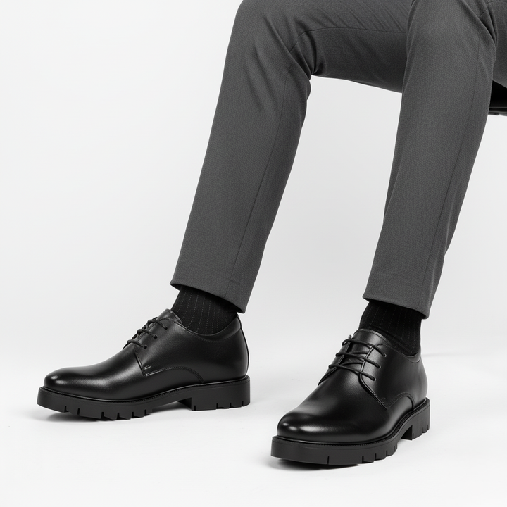 Scarpa Uomo Elegante Rialzo Interno Comfort