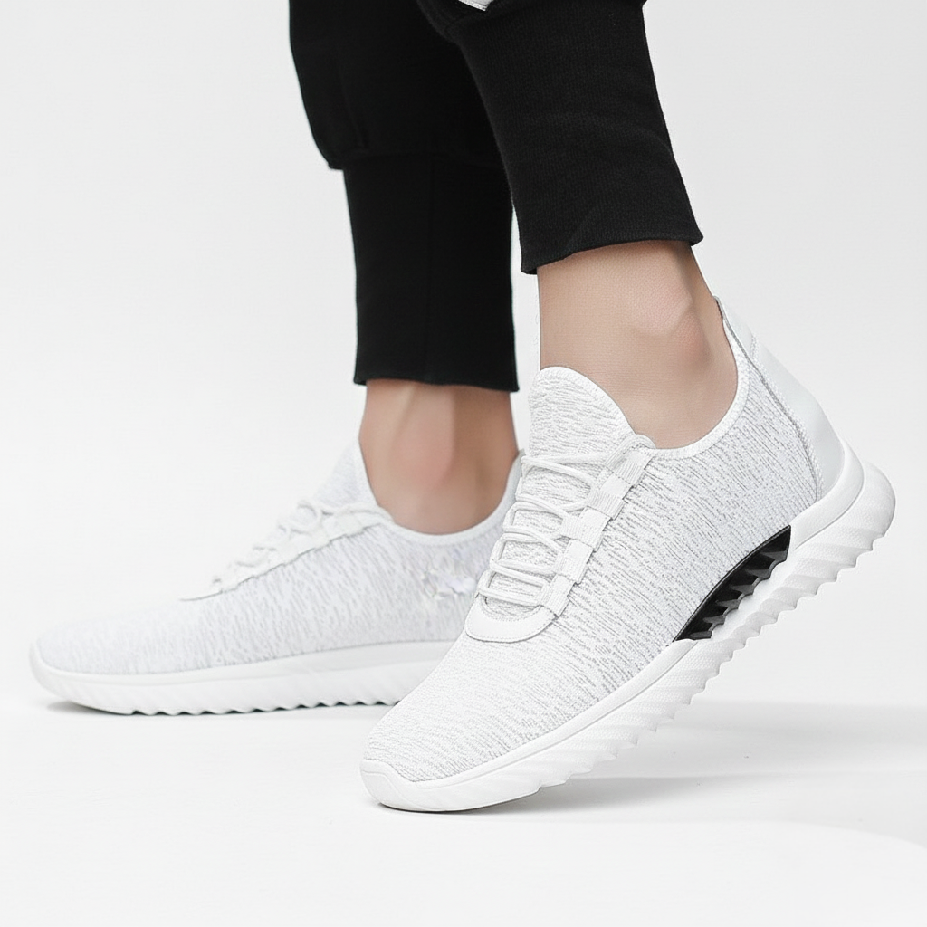 Sneakers Uomo con Rialzo Interno Traspiranti Comfort