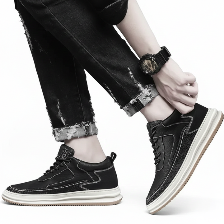 Sneaker Uomo con Rialzo Interno Comfort Stile Italiano