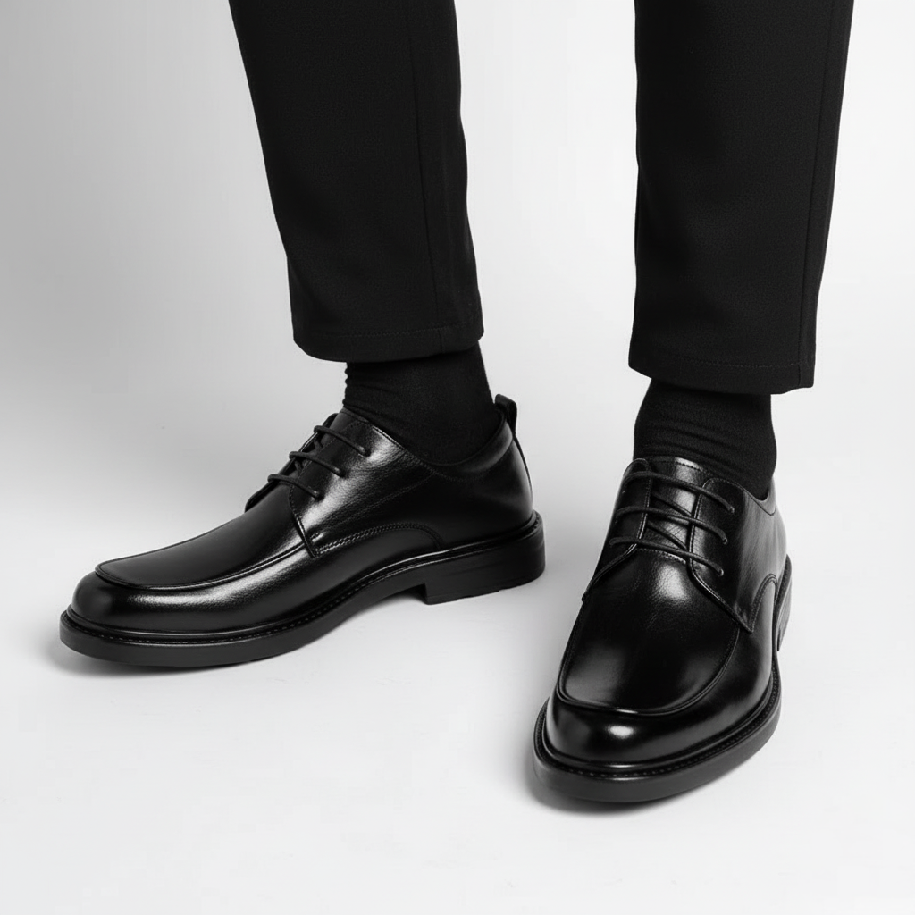 Scarpa Uomo con Rialzo Interno Comfort Elegante