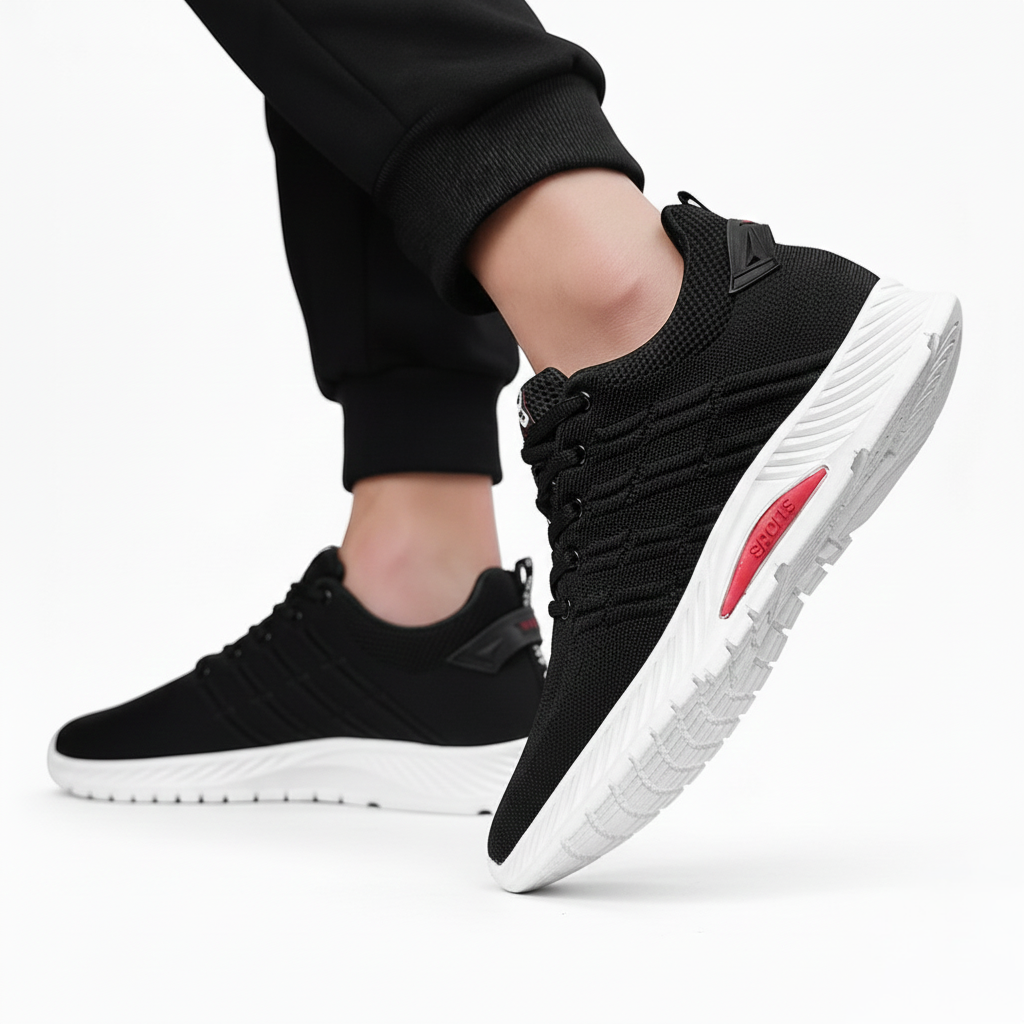 Sneakers Uomo Ammortizzate con Rialzo Comfort Ergonomico