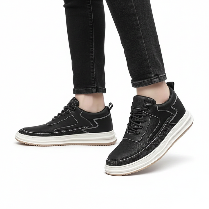 Sneaker Uomo con Rialzo Interno Comfort Stile Italiano