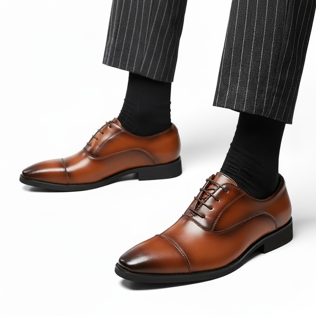 Scarpa Uomo con Rialzo Design Italiano Elegante