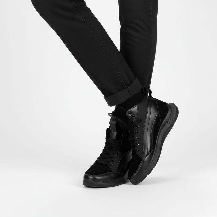 Sneaker Uomo con Rialzo Design Italiano Elegante