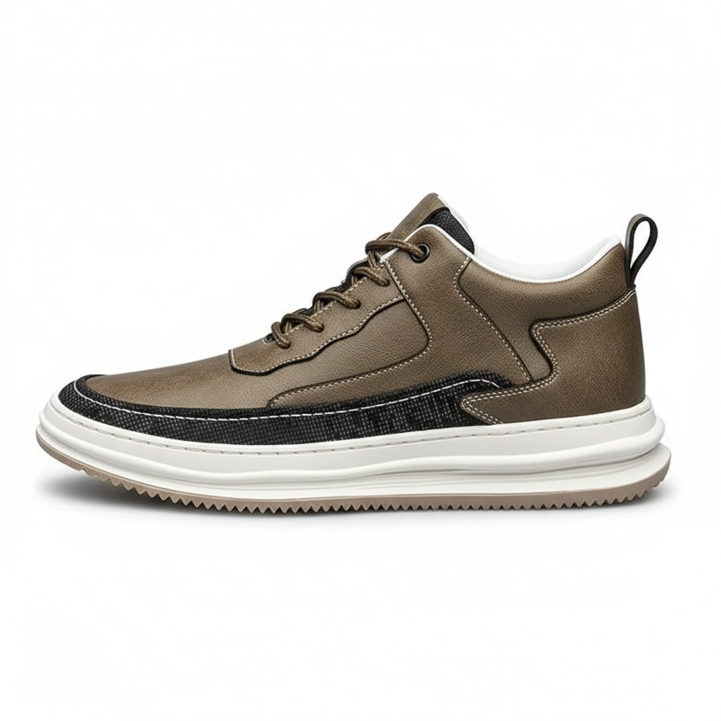 Sneaker Uomo con Rialzo Interno Comfort Stile Italiano