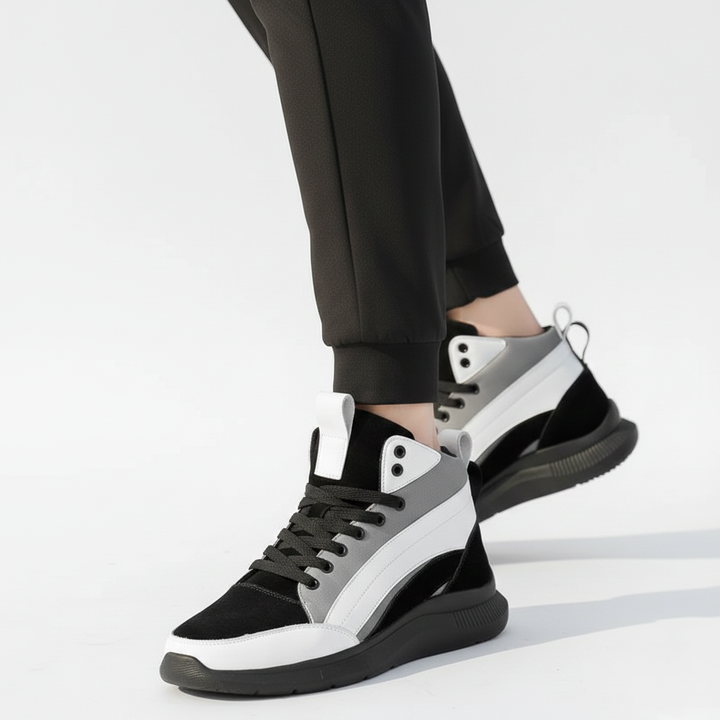 Sneaker Uomo con Rialzo Design Italiano Elegante