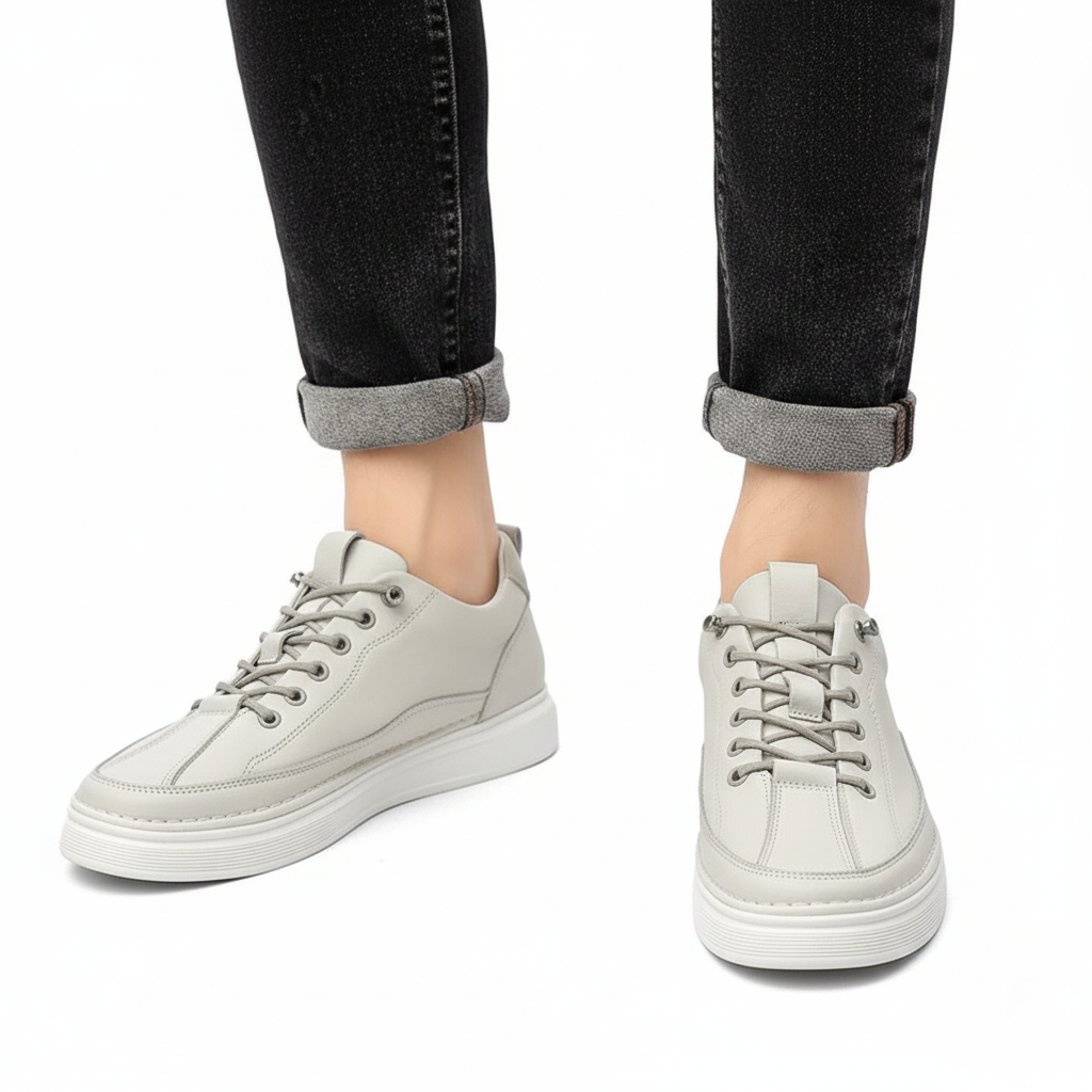 Sneakers Uomo con Rialzo Interno Comfort Quotidiano