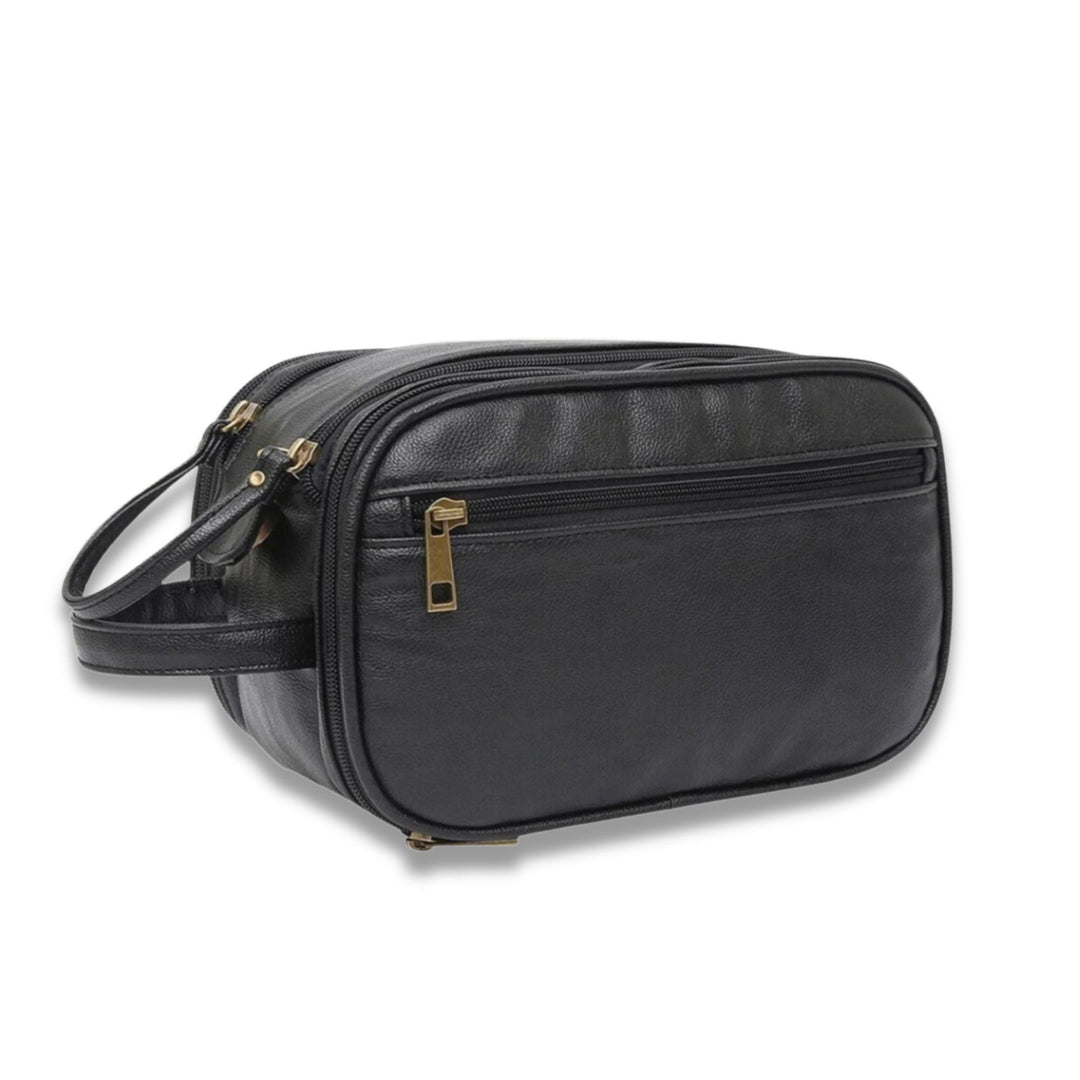 Borsa da Toilette Uomo Pelle Elegante Compatta - Vesarelli
