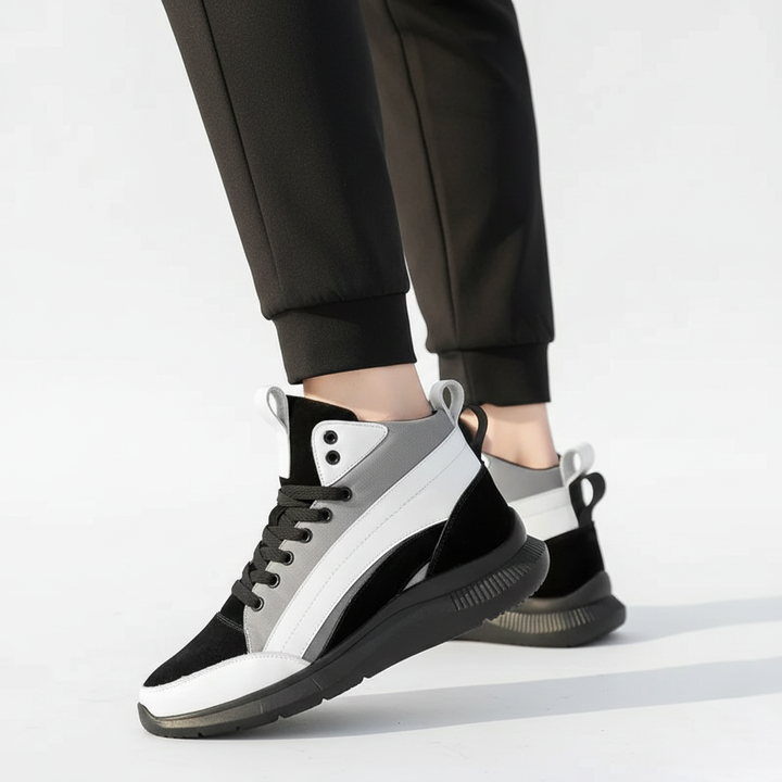 Sneaker Uomo con Rialzo Design Italiano Elegante
