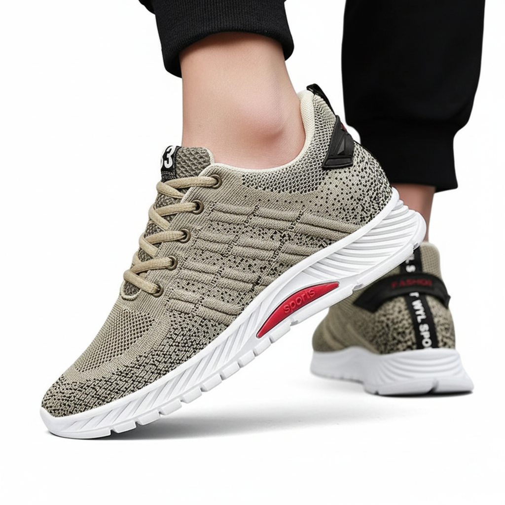 Sneakers Uomo Ammortizzate con Rialzo Comfort Ergonomico
