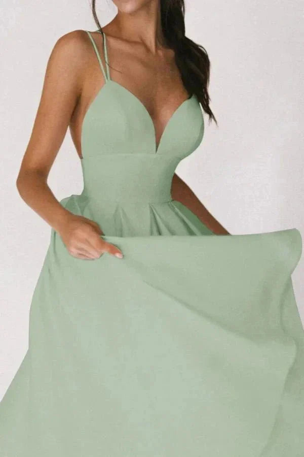 Abito Midi Donna Raffinato Elegante Taglio Dritto