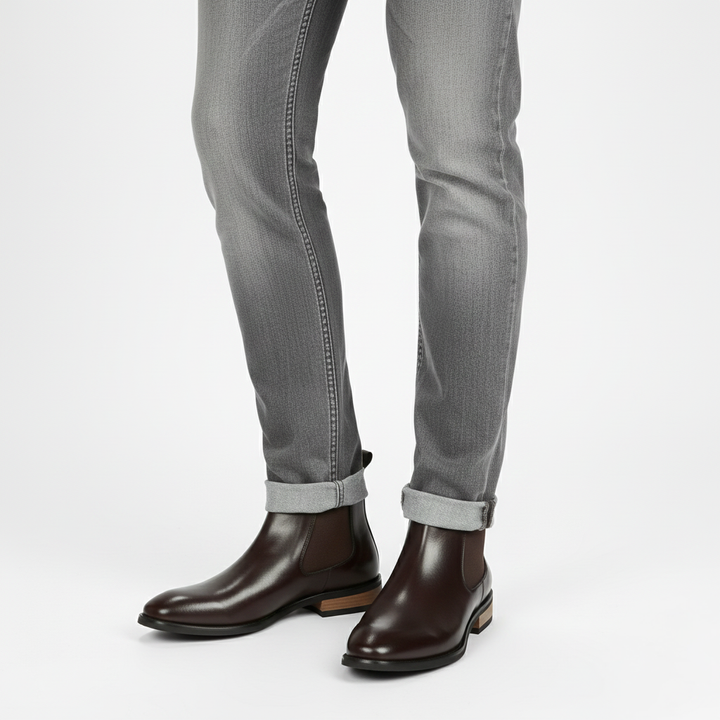 Scarpa Uomo con Rialzo Interno Elegante e Discreta