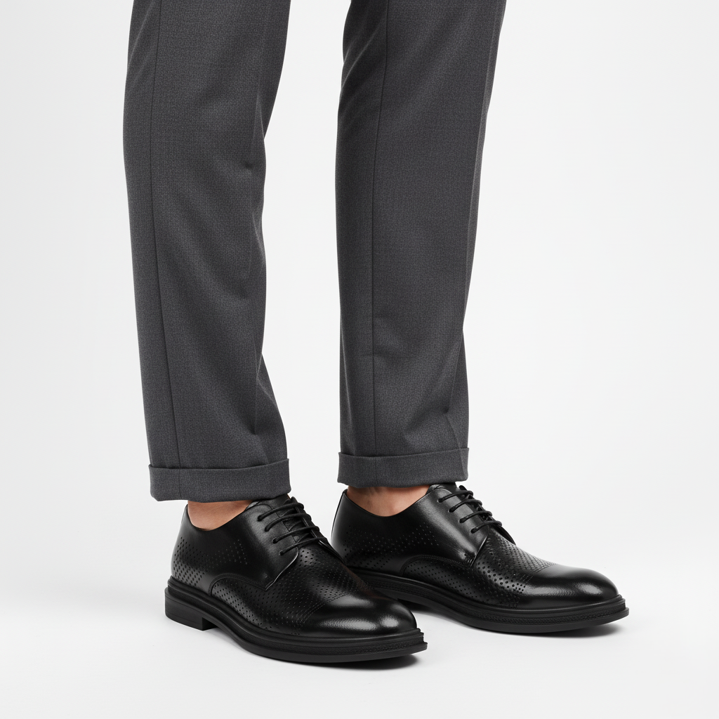 Scarpa Uomo con Rialzo Integrato Stile Elegante