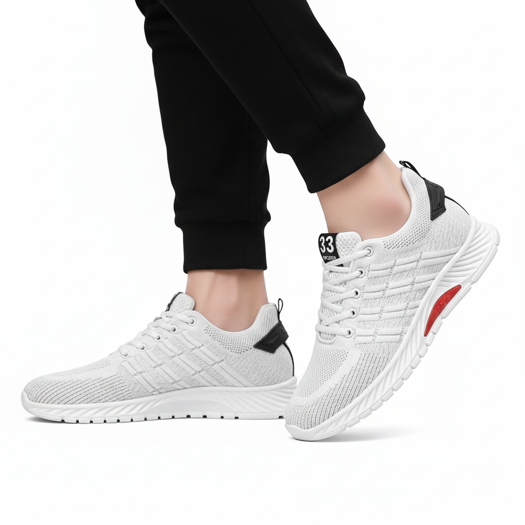 Sneakers Uomo Ammortizzate con Rialzo Comfort Ergonomico
