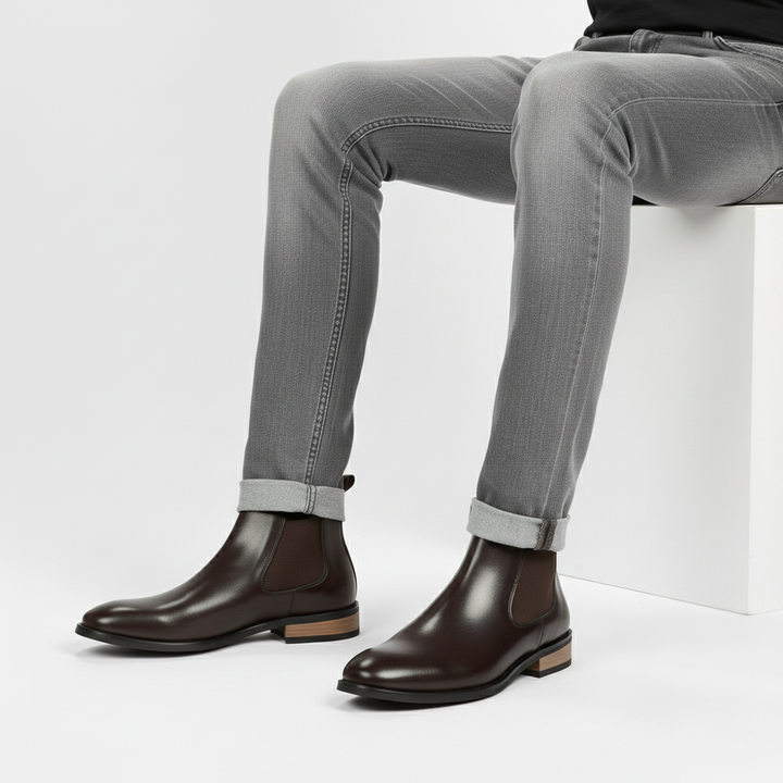 Scarpa Uomo con Rialzo Interno Elegante e Discreta