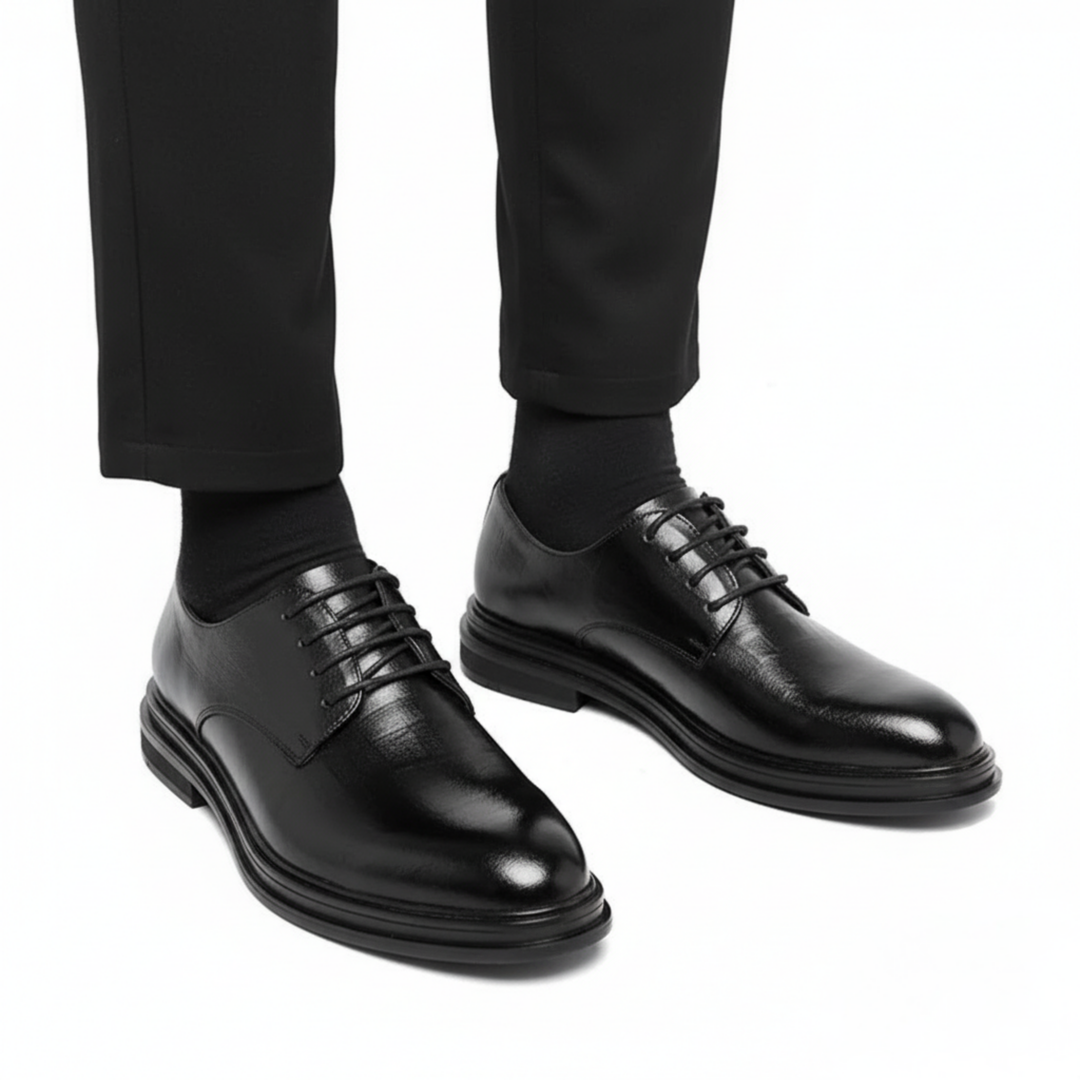 Scarpa Uomo con Rialzo Stile Classico Elegante
