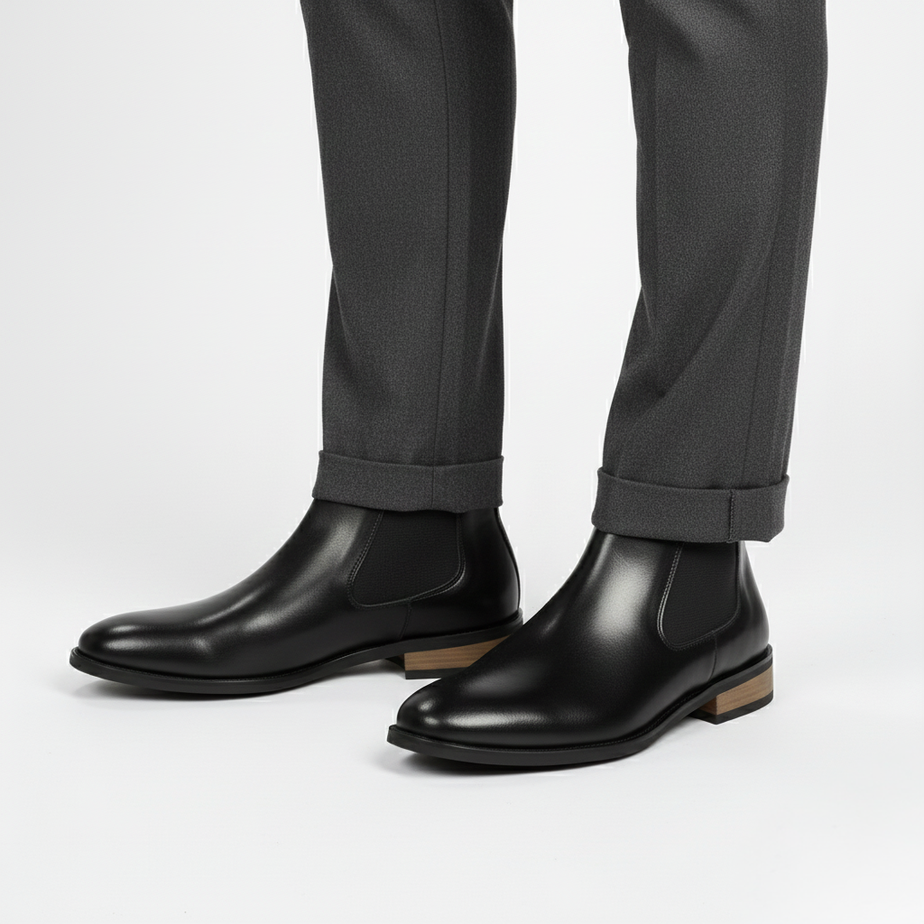 Scarpa Uomo con Rialzo Interno Elegante e Discreta