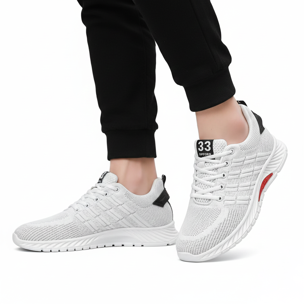 Sneakers Uomo Ammortizzate con Rialzo Comfort Ergonomico