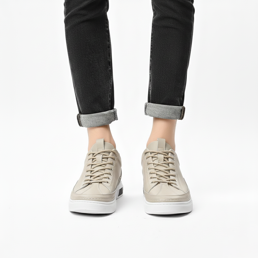 Sneakers Uomo con Rialzo Interno Comfort Quotidiano