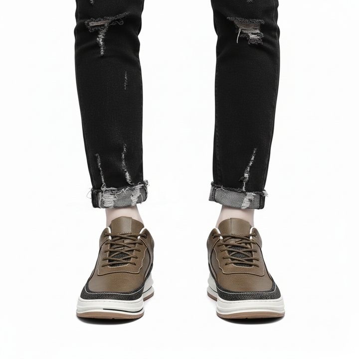 Sneaker Uomo con Rialzo Interno Comfort Stile Italiano