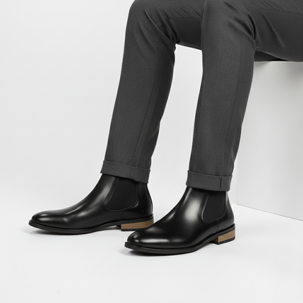 Scarpa Uomo con Rialzo Interno Elegante e Discreta