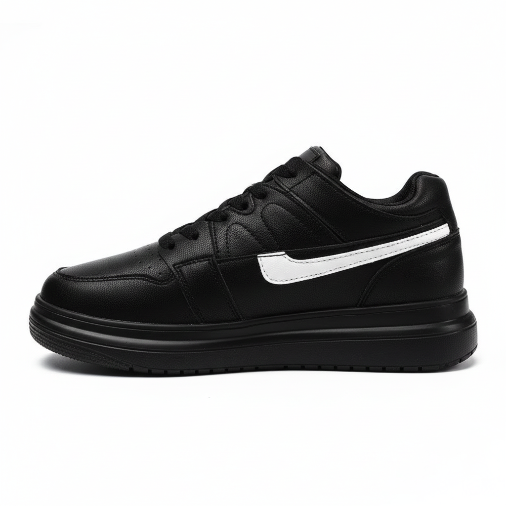 Sneakers Uomo con Rialzo Interno e Dettagli Comfort