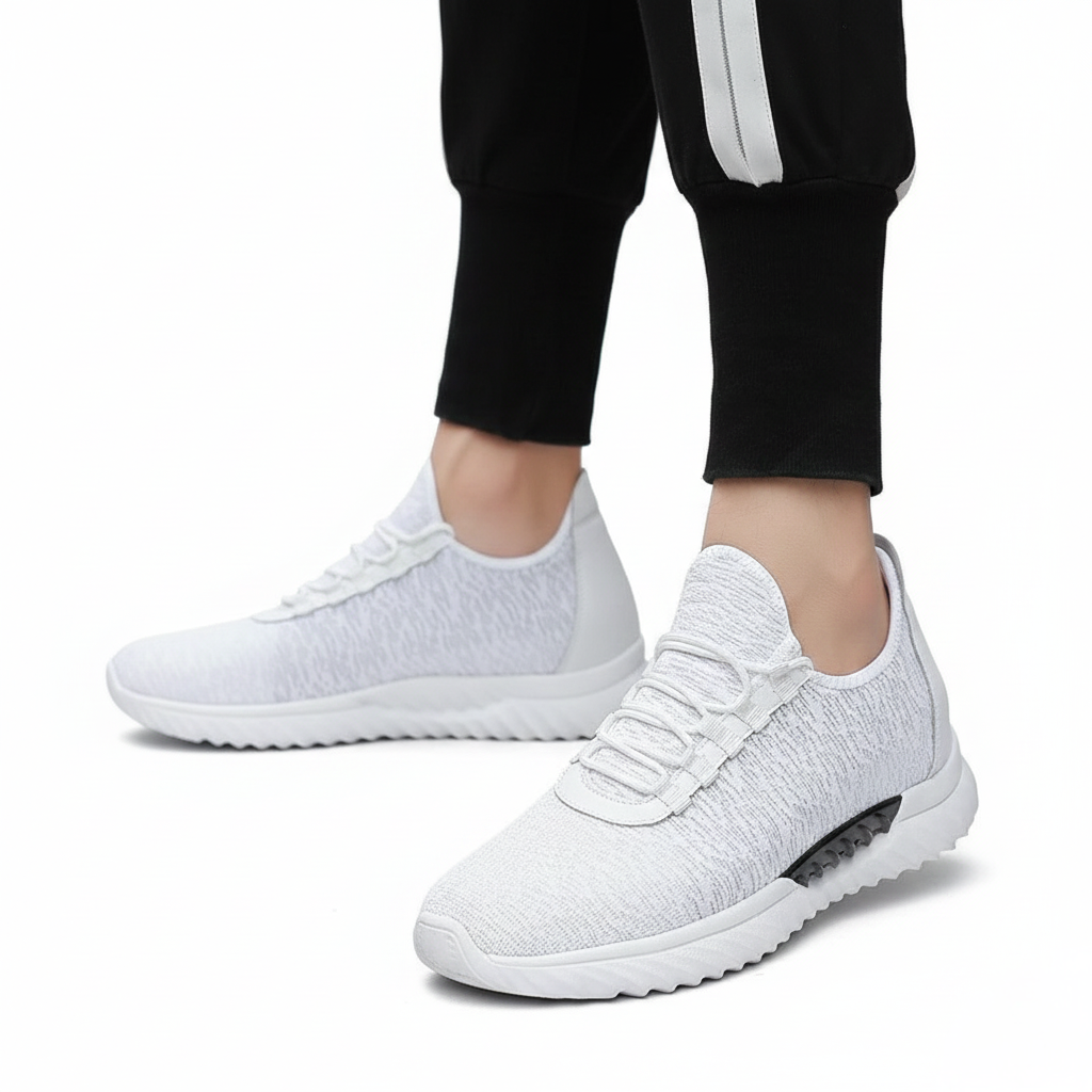 Sneakers Uomo con Rialzo Interno Traspiranti Comfort