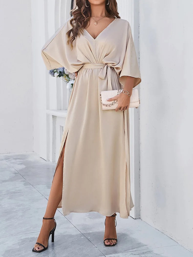 Abito Lungo Donna in Seta Elegante da Sera - Vesarelli
