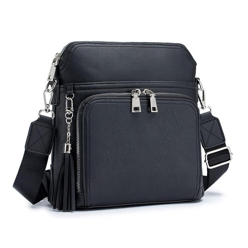 Borsa Tracolla Donna Antifurto con Nappe Stile Chic - Vesarelli