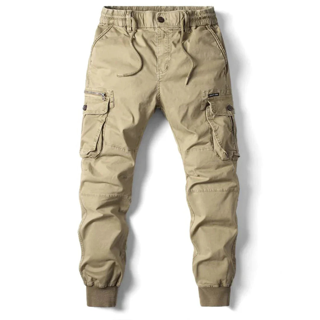 Pantaloni Cargo Uomo Tessuto Resistente Vestibilità Comoda - Vesarelli