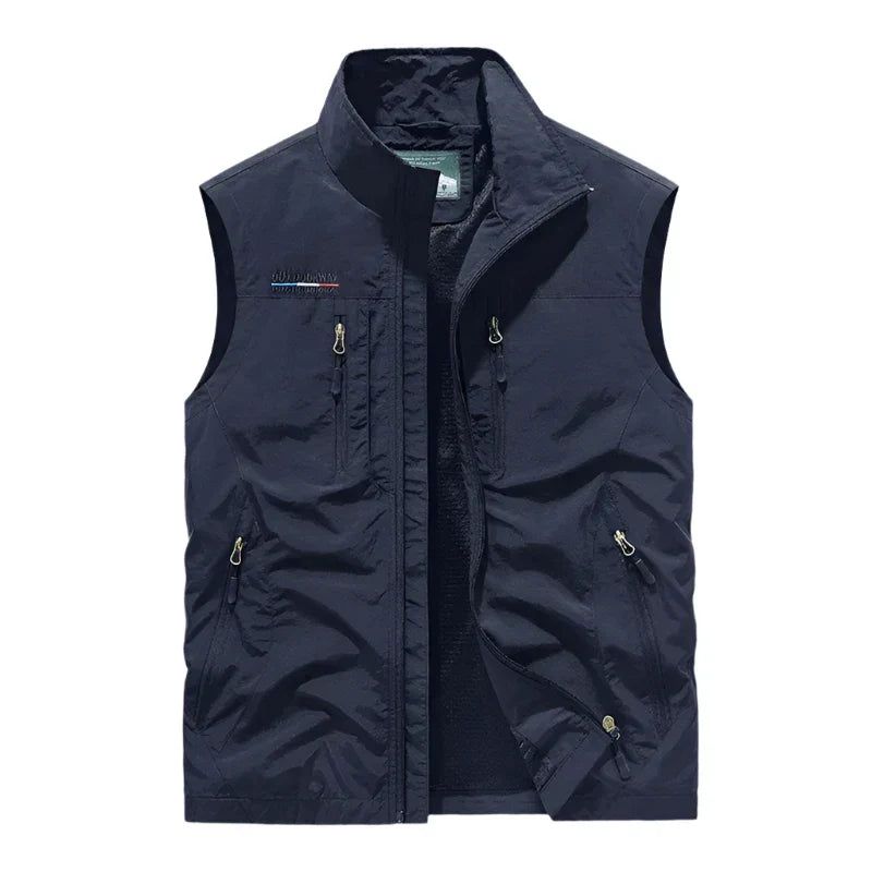 Gilet Uomo Imbottito Senza Maniche Classico