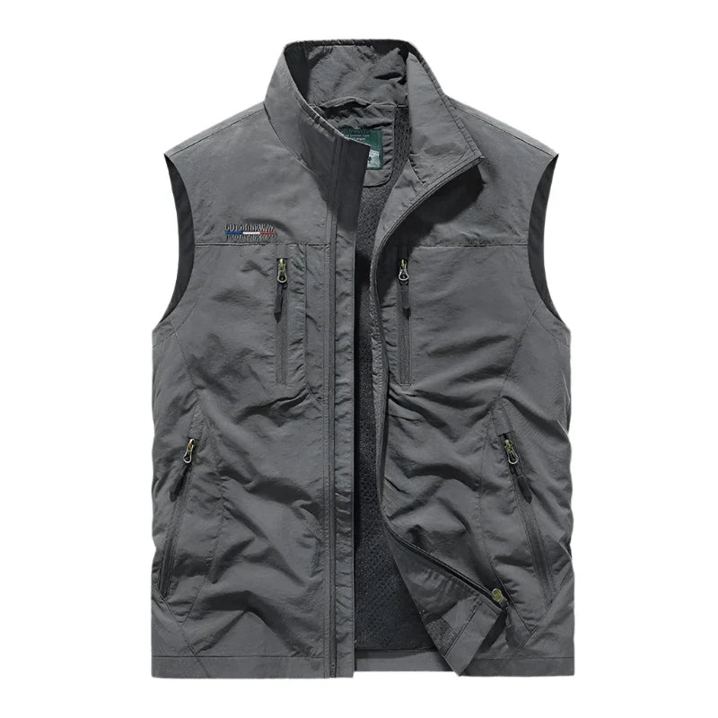 Gilet Uomo Imbottito Senza Maniche Classico