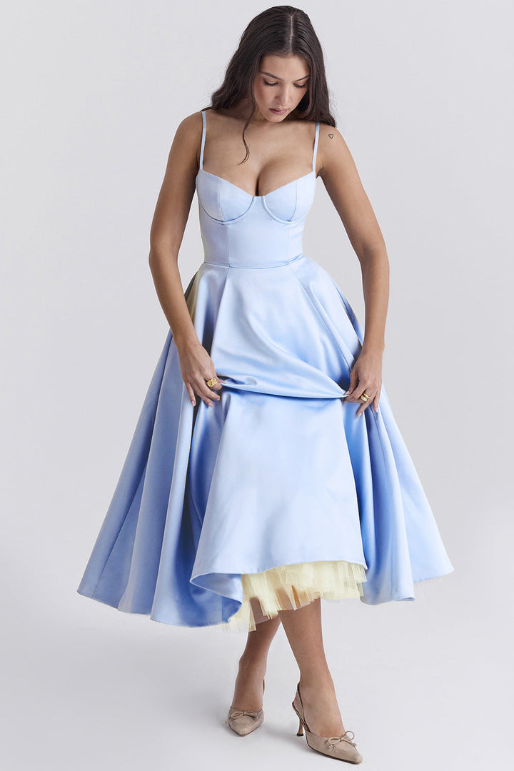 Abito Midi Donna Cerimonia Elegante - Vesarelli