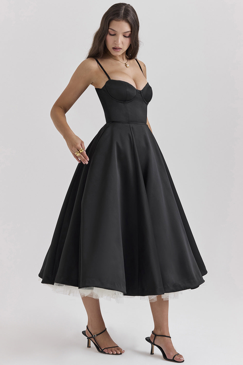 Velora | Elegante Abito Midi Cerimonia Donna 3