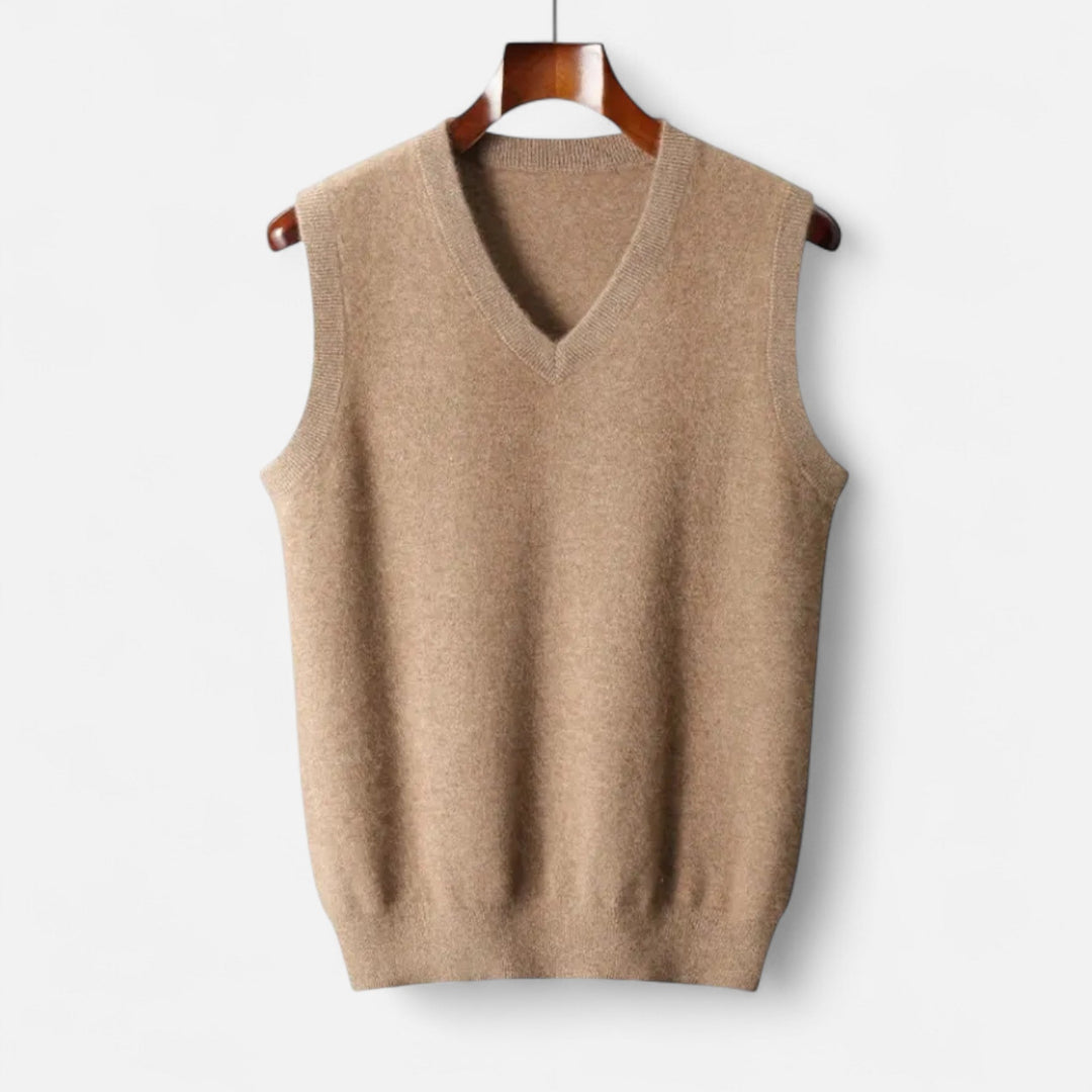 Vesto | Gilet Uomo Scollo a V Maglia Slim Fit Senza Maniche 2