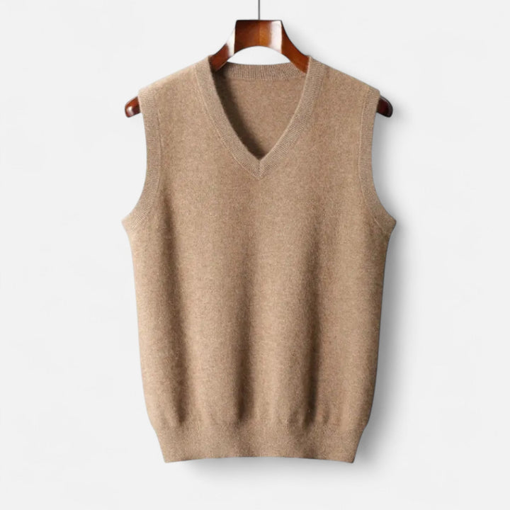 Vesto | Gilet Uomo Scollo a V Maglia Slim Fit Senza Maniche 2