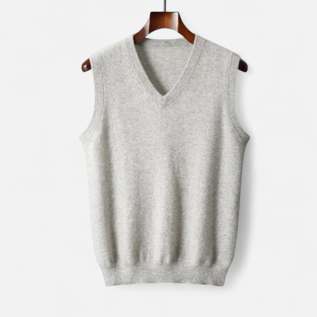 Vesto | Gilet Uomo Scollo a V Maglia Slim Fit Senza Maniche 4