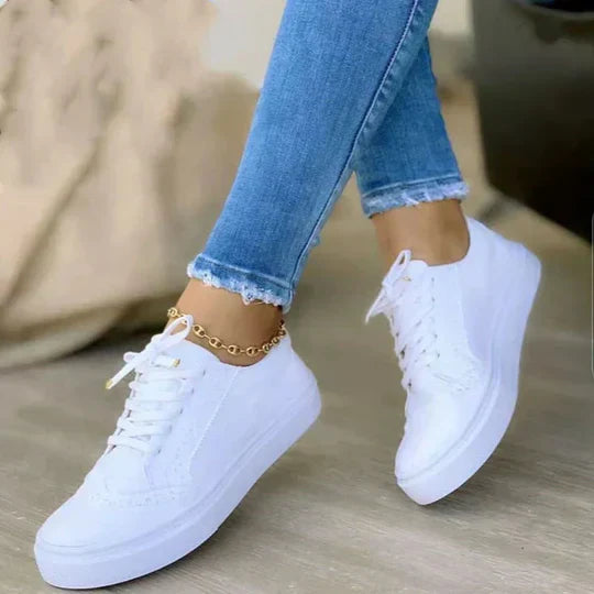 Sneakers Donna Ortopediche con Lacci Comfort