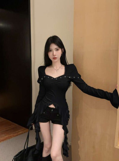 Camicetta Donna Scollo a V Tessuto Leggero Stile Disinvolto - Vesarelli