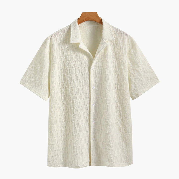 Completo Uomo Camicia e Shorts Cotone Estivo Casual